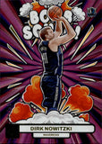 2023-24 Dirk Nowitzki Panini Donruss HOLO PURPLE LASER BOMB SQUAD 82/99 Dallas Mavericks #16