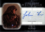 2020 John Tui as Korso Topps Star Wars Masterwork AUTO AUTOGRAPH #A-JT