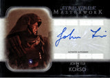 2020 John Tui as Korso Topps Star Wars Masterwork AUTO AUTOGRAPH #A-JT