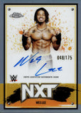 2025 Wes Lee Topps Chrome WWE REFRACTOR AUTO 048/175 AUTOGRAPH #NXT-LEE NXT