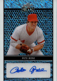 2024 Pete Rose Leaf Metal BLUE SHIMMER AUTO 10/10 AUTOGRAPH #LA-PR1 Cincinnati Reds