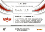 2023 Shinsuke Nakamura Panini Immaculate THE IMMACULATE STANDARD JUMBO SHIRT 74/99 RELIC #IM-SHN Monday Night Raw