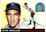 1955 Wayne Terwilliger Topps #34 Washington Nationals BV $25 2