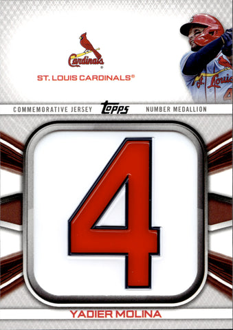 2022 Topps Series 1 Player Jersey Number Medallion Christian