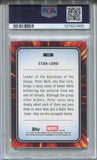 2025 Star-Lord Topps Chrome Marvel BLUE REFRACTOR 160/299 PSA 9 #104 Guardians of the Galaxy 1400