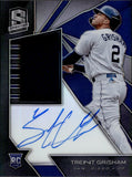 2020 Trent Grisham Panini Spectra ROOKIE JERSEY AUTO 001/199 AUTOGRAPH RELIC #155 San Diego Padres