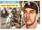 1956 Jim Rivera Topps #70 Chicago White Sox BV $20