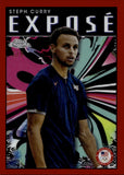 2024 Steph Curry Topps Chrome U.S. Olympic and Paralympic Hopefuls EXPOSE RED REFRACTOR SSP 5/5 #TCE-6 Golden State Warriors