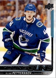 2018-19 Elias Pettersson Upper Deck Series 1 YOUNG GUNS ROOKIE RC #248 Vancouver Cunucks
