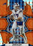 2022 Josh Allen Panini Mosaic ORANGE PRIZM #20 Buffalo Bills