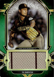 2024 Yu Darvish Topps Triple Threads EMERALD GREEN JERSEY 06/27 RELIC #SJR-YD San Diego Padres