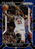 2016-17 Jimmy Butler Panini Prizm BLUE WAVE GO HARD OR GO HOME JERSEY NUMBER 21/99 #7 Chicago Bulls