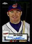 2021 Jim Thome Topps Chrome Platinum Anniversary AUTO AUTOGRAPH #PA-JT Cleveland Indians HOF