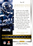 2014 Marshawn Lynch Panini Limited GOLD SPOTLIGHT 17/25 #87 Seattle Seahawks