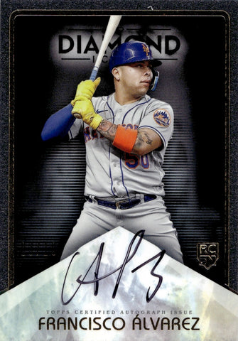 2023 Francisco Alvarez Topps Diamond Icons ROOKIE AUTO 03/10 AUTOGRAPH RC #AC-FAL New York Mets
