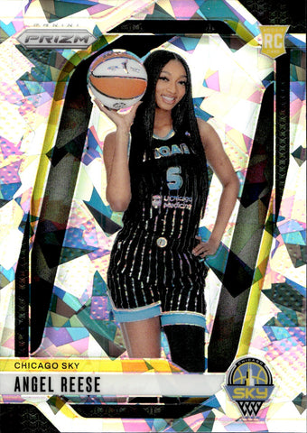 2024 Angel Reese Panini Prizm WNBA CRACKED ICE ROOKIE RC #147 Chicago Sky