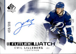 2024-25 Emil Lilleberg Upper Deck Sp Authentic FUTURE WATCH AUTO 458/599 #141 Tampa Bay Lightning