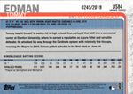 2019 Tommy Edman Topps Update Series GOLD ROOKIE 0245/2109 RC #US84 St. Louis Cardinals