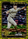 2024 Alek Jacob Topps Update YELLOW CRACKLE FOIL ROOKIE 42/50 RC #US66 San Diego Padres