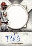 2021 Paul Goldschmidt Topps Definitive JUMBO JERSEY AUTO 11/30 AUTOGRAPH RELICARC-PG St. Louis Cardinals