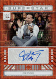2024 CM Punk Panini Photogenic WWE RED PANDORA SUPERSTAR AUTO 21/25 AUTOGRAPH #SG-CMP Monday Night Raw