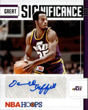 2021-22 Darrell Griffith Panini NBA Hoops GREAT SIGNIFICANCE AUTO AUTOGRAPH #GS-DGF Utah Jazz