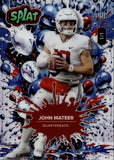 2025 John Mateer Wild Card Splat MAROON ROOKIE 1/1 ONE OF ONE RC #SUSBAL09-JM Oklahoma Sooners