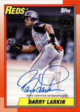 2025 Barry Larkin Topps 1990 DESIGN AUTO AUTOGRAPH #90AU-BL Cincinnati Reds HOF