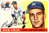 1955 Bob Grim Topps ROOKIE RC #80 New York Yankees BV $50