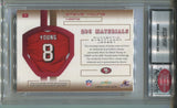 2002 Steve Young Score QBC MATERIALS UNTOUCHED JERSEY RELIC #11 San Francisco 49ers HOF