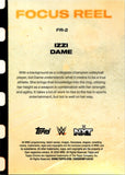 2026 Izzi Dame Topps Chrome WWE Logofractor BLACK FOCUS REEL 05/10 #FR-2 NXT