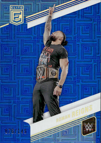 2023 Roman Reigns Donruss Elite BLUE 076/149 #86 Friday Night Smackdown