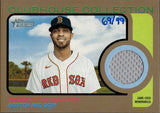 2022 Xander Bogaerts Topps Heritage CLUBHOUSE COLLECTION GOLD JERSEY 69/99 RELIC #CC-XB Boston Red Sox