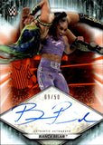 2021 Bianca Belair Topps WWE ORANGE AUTO 09/50 AUTOGRAPH #A-BB Monday Night Raw