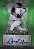 2022 Gavin Stone Lead Trinity GREEN STEEL AUTO 4/4 AUTOGRAPH #TS-GS1 Los Angeles Dodgers