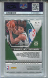 2019-20 Giannis Antetokounmpo Panini Mosaic GOLD WAVE PSA 10 #75 Milwaukee Bucks 3233