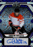 2025 Caroline Ouellette Leaf Metal Legends Hockey PURPLE SHIMMER AUTO 3/7 AUTOGRAPH #BA-CO1 Team Canada