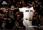 2022 David Ortiz Topps Black and White SEPIA FILTER 18/75 #39 Boston Red Sox HOF