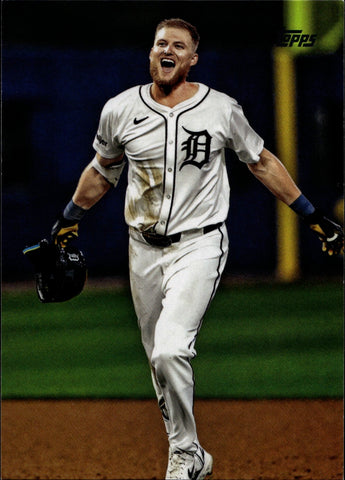2025 Parker Meadows Topps Series 2 TRUE PHOTO VARIATION #576 Detroit Tigers