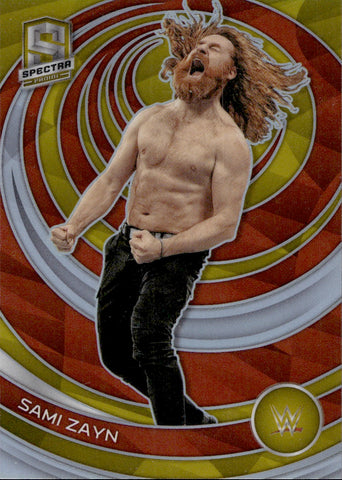 2023 Sami Zayn Panini Chronicles Spectra GOLD SP 10/10 #397 Monday Night Raw