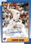 2025 Caden Dana Topps ROOKIE 1990 DESIGN AUTO AUTOGRAPH #90B2-CD Anaheim Angels