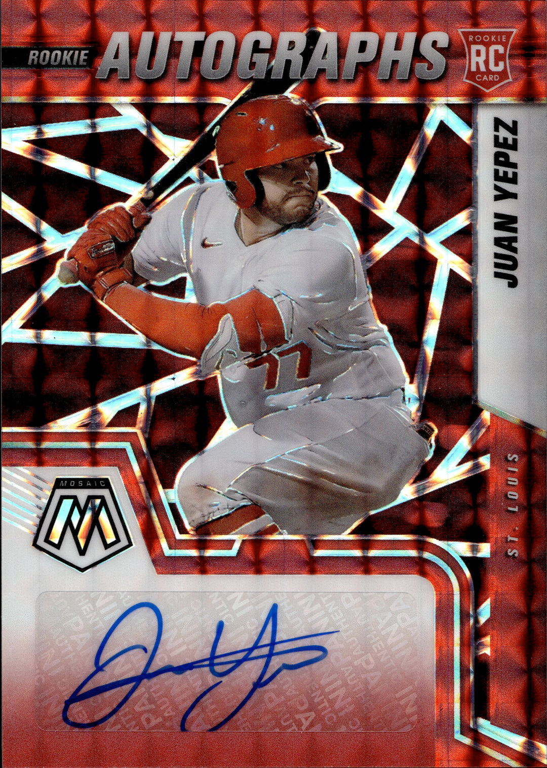 A 2016 1st Bowman Juan yepez chrome buy autograph