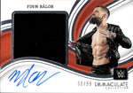 2023 Finn Balor Panini Immaculate Collection WWE JUMBO SHIRT AUTO 30/99 AUTOGRAPH RELIC #PM-FBL Monday Night Raw