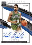 2020-21 Rolando Blackman Panini Impeccable ILLUSTRIOUS INK AUTO 11/48 AUTOGRAPH #IL-RBL Dallas Mavericks