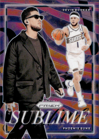 2024-25 Devin Booker Panini Prizm SUBLIME #3 Phoenix Suns