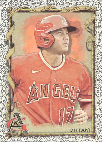 2023 Shohei Ohtani Topps Allen & Ginter FOIL FILIGREE #96 Anaheim Angels
