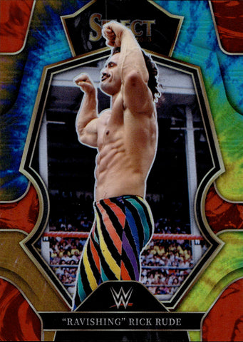 2023 "Ravishing" Rick Rude Panini Select TIE DYE PREMIER LEVEL 16/25 #108 WWE Legend