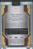 2025 Dalton Rushing Topps Five Star ORANGE REFRACTOR ROOKIE 14/15 RC #57 Los Angeles Dodgers