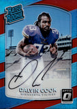 2017 Dalvin Cook Donruss Optic RED RATED ROOKIE AUTO 07/50 AUTOGRAPH RC #193 Minnesota Vikings