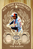 2025 Tim Raines Leaf Lumber ALL-TIME ENSHRINED DUAL BAT 01/25 RELIC #AE-65 Montreal Expos